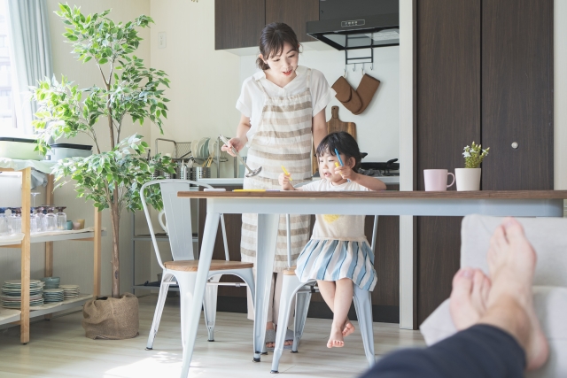 子どもと母